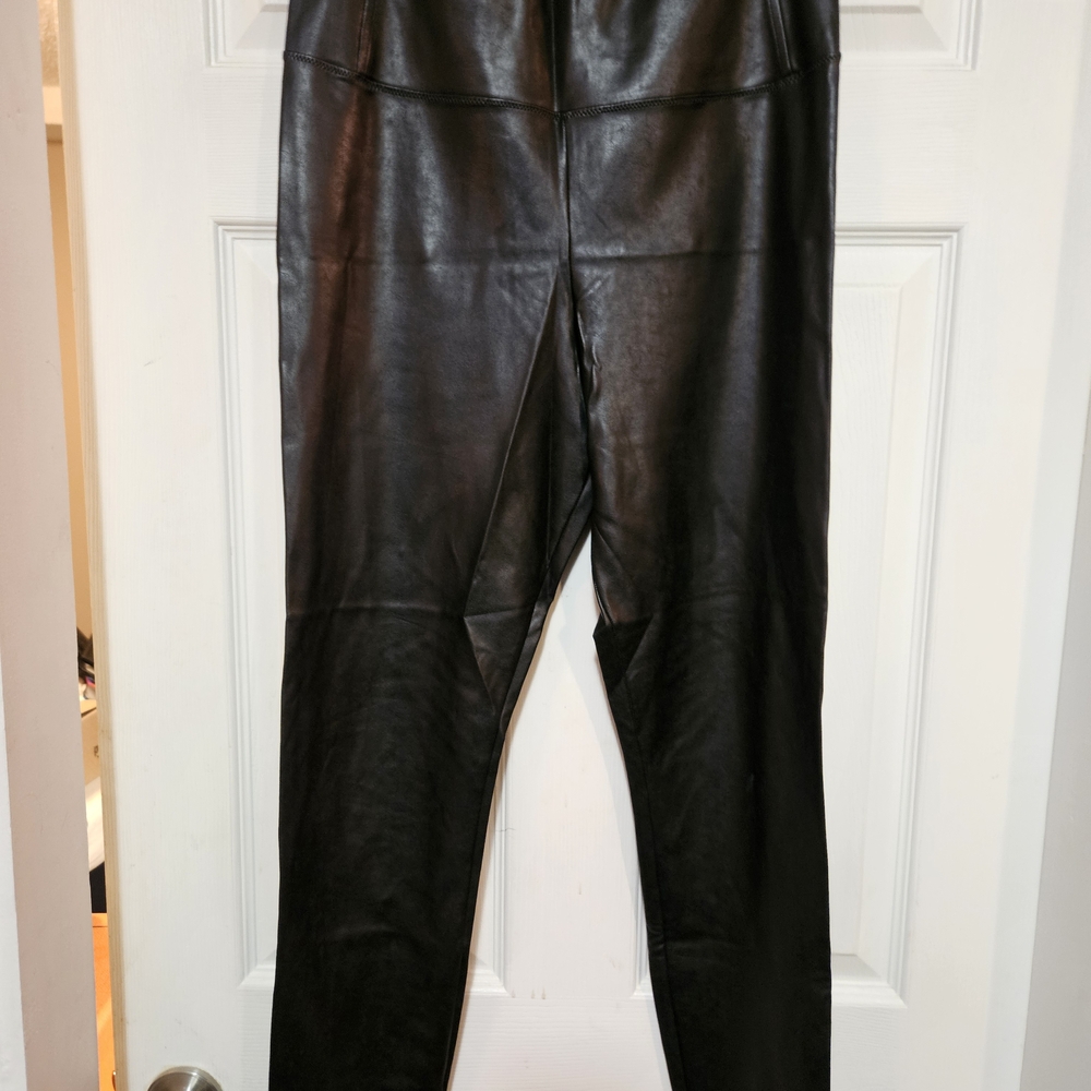 Wilfred Free Dark Leather Trousers